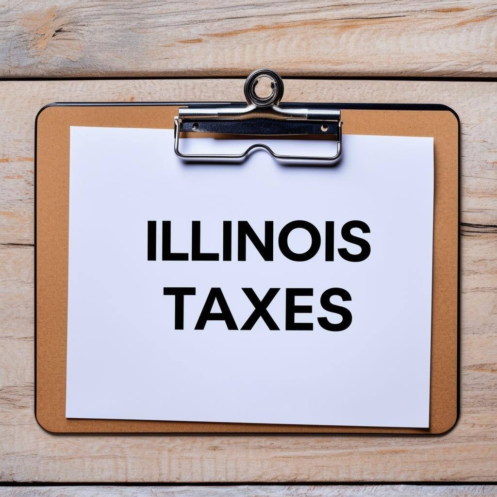 ILLINOIS TAXES on CLIPBOARD in american english